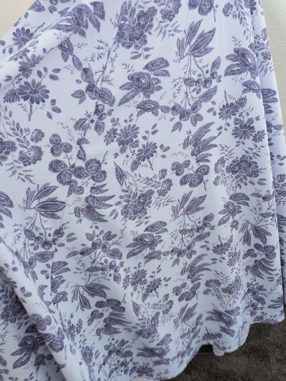 ✨Hill House Home Matilda Dress in Lilac Tonal Floral Size XS - Picture 4 of 10
